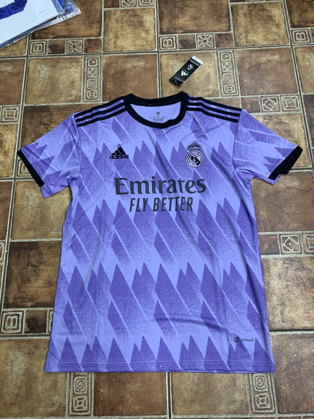 Adidas Real Madrid 2022/23 Third Kit Jersey Size M